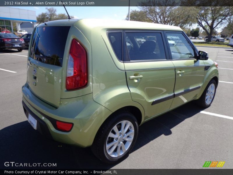 Alien Green / Black Soul Logo Cloth 2012 Kia Soul +