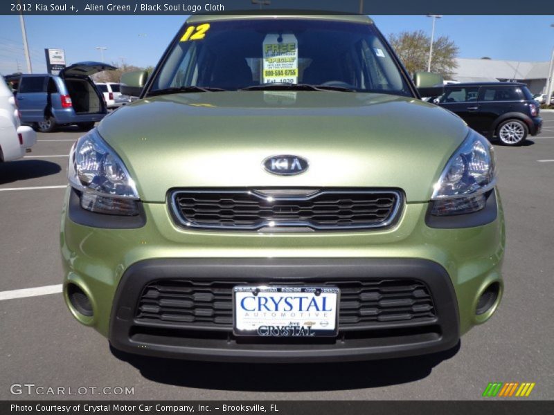 Alien Green / Black Soul Logo Cloth 2012 Kia Soul +