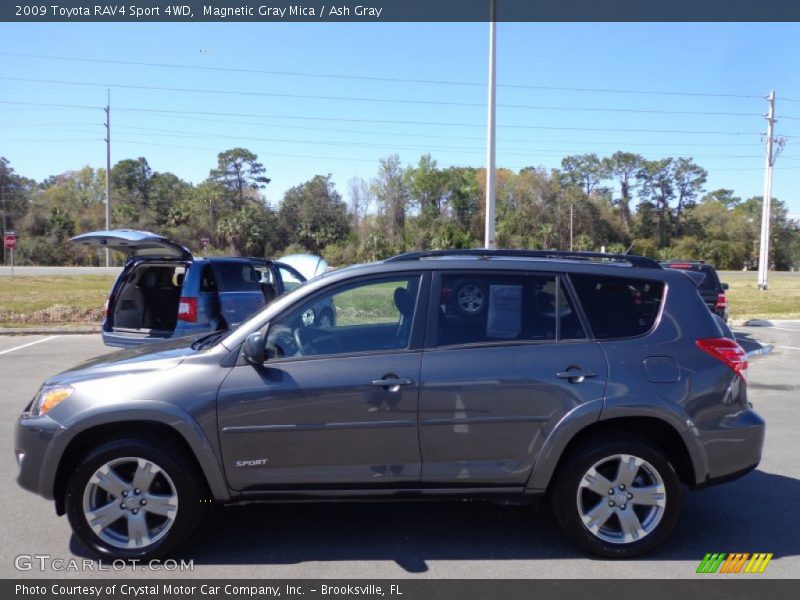 Magnetic Gray Mica / Ash Gray 2009 Toyota RAV4 Sport 4WD