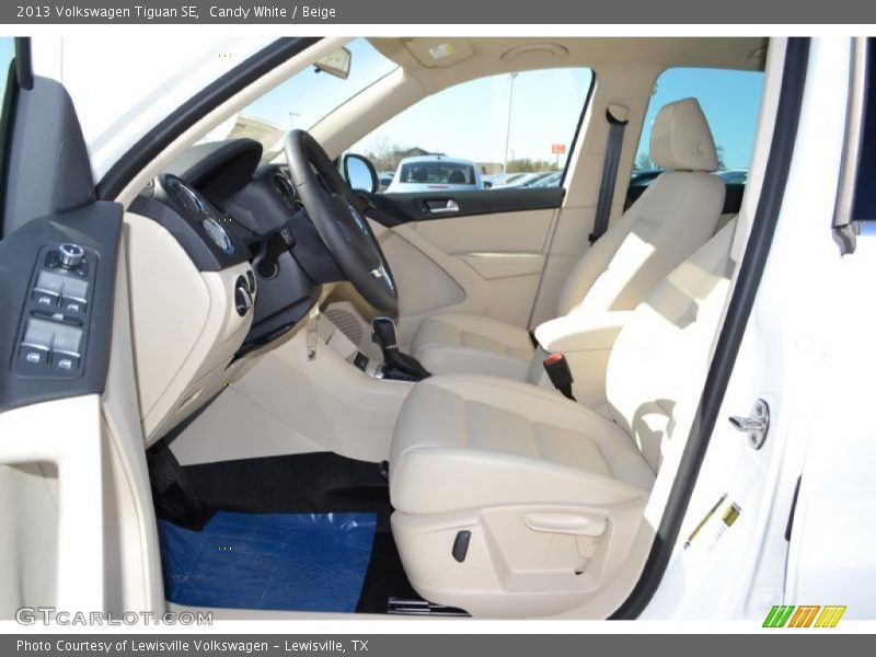 Candy White / Beige 2013 Volkswagen Tiguan SE