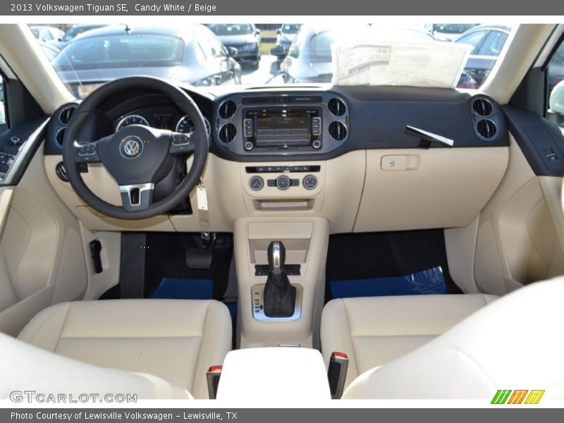 Candy White / Beige 2013 Volkswagen Tiguan SE