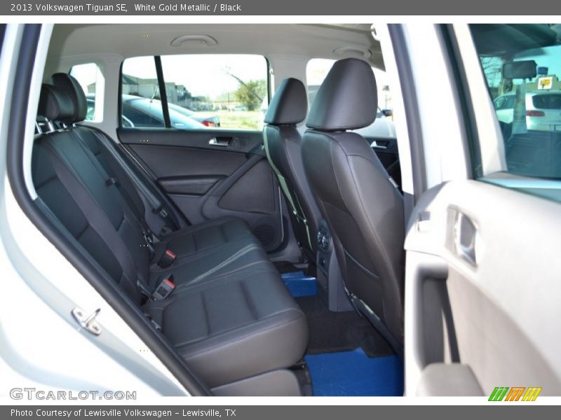 White Gold Metallic / Black 2013 Volkswagen Tiguan SE