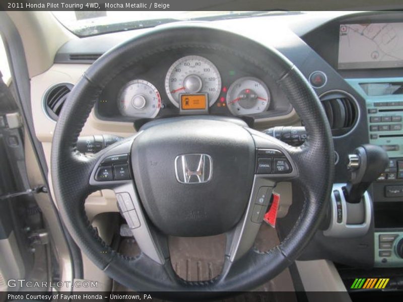 Mocha Metallic / Beige 2011 Honda Pilot Touring 4WD