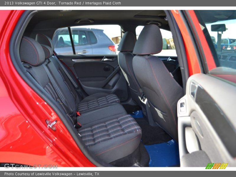 Tornado Red / Interlagos Plaid Cloth 2013 Volkswagen GTI 4 Door
