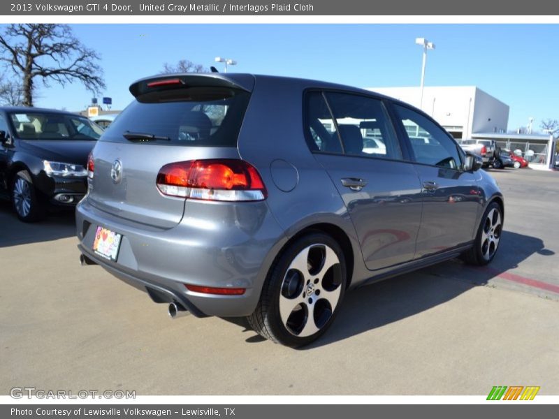 United Gray Metallic / Interlagos Plaid Cloth 2013 Volkswagen GTI 4 Door