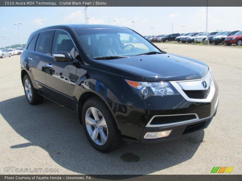 Crystal Black Pearl / Ebony 2010 Acura MDX Technology