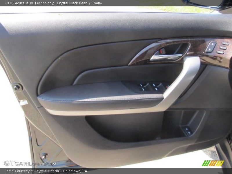 Crystal Black Pearl / Ebony 2010 Acura MDX Technology