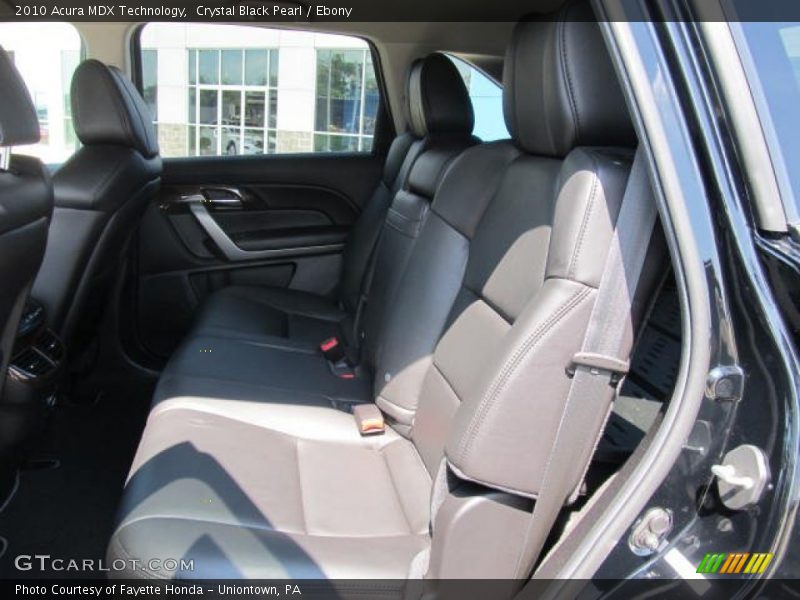 Crystal Black Pearl / Ebony 2010 Acura MDX Technology