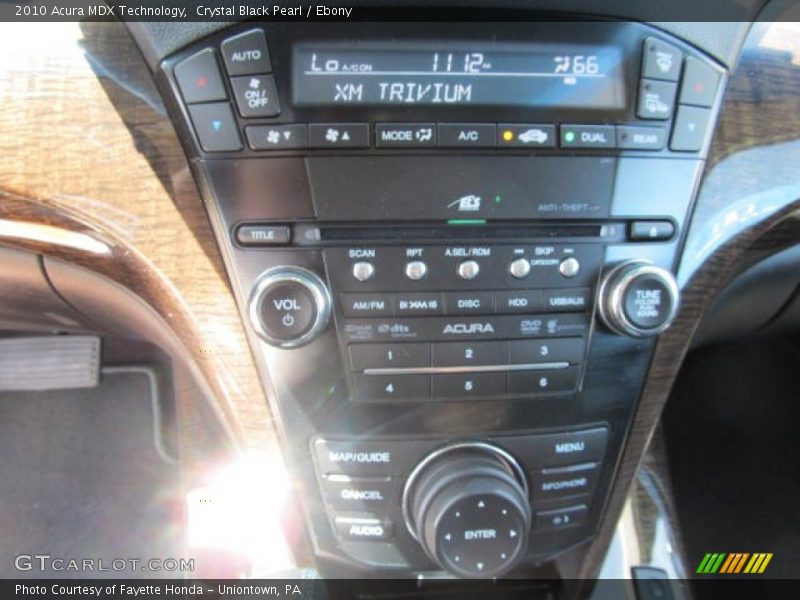 Crystal Black Pearl / Ebony 2010 Acura MDX Technology
