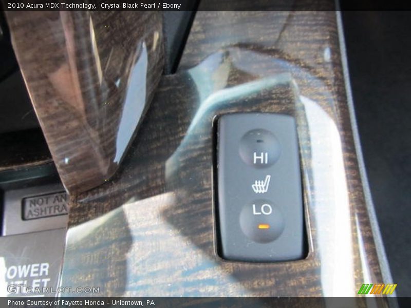 Crystal Black Pearl / Ebony 2010 Acura MDX Technology
