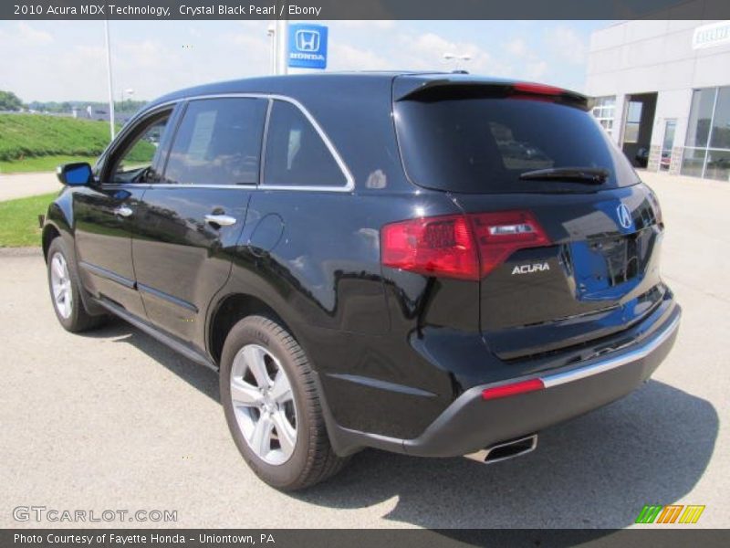 Crystal Black Pearl / Ebony 2010 Acura MDX Technology