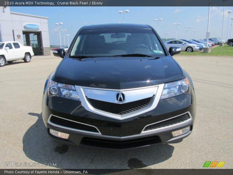 Crystal Black Pearl / Ebony 2010 Acura MDX Technology