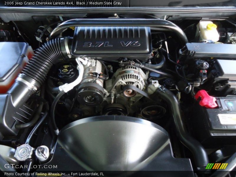 Black / Medium Slate Gray 2006 Jeep Grand Cherokee Laredo 4x4