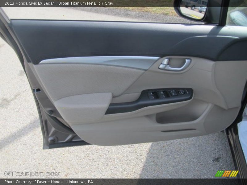 Urban Titanium Metallic / Gray 2013 Honda Civic EX Sedan