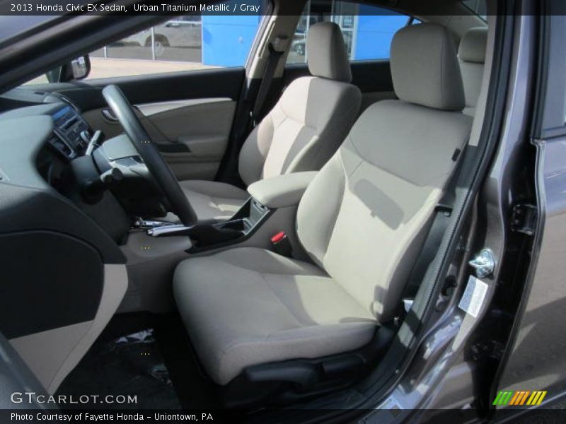 Urban Titanium Metallic / Gray 2013 Honda Civic EX Sedan