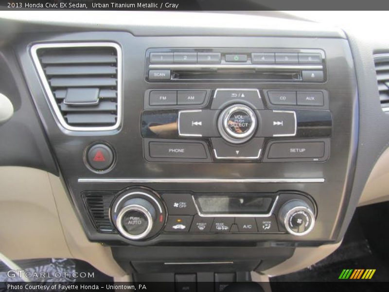 Urban Titanium Metallic / Gray 2013 Honda Civic EX Sedan