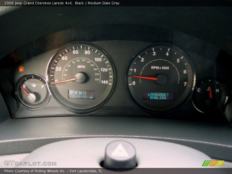 Black / Medium Slate Gray 2006 Jeep Grand Cherokee Laredo 4x4