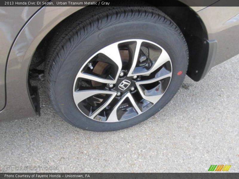 Urban Titanium Metallic / Gray 2013 Honda Civic EX Sedan