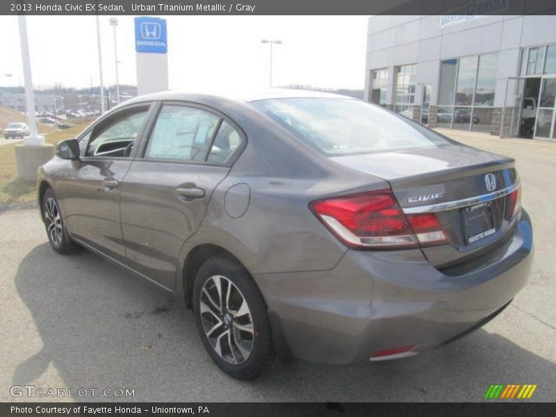 Urban Titanium Metallic / Gray 2013 Honda Civic EX Sedan