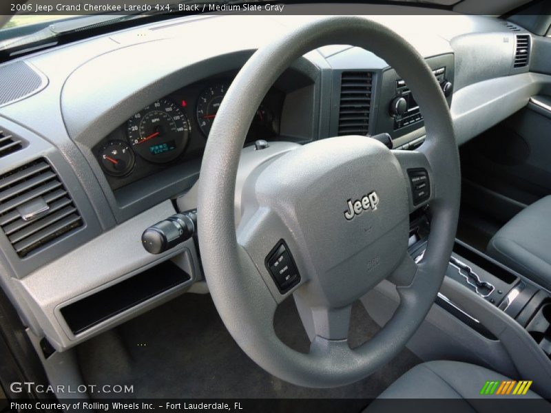 Black / Medium Slate Gray 2006 Jeep Grand Cherokee Laredo 4x4