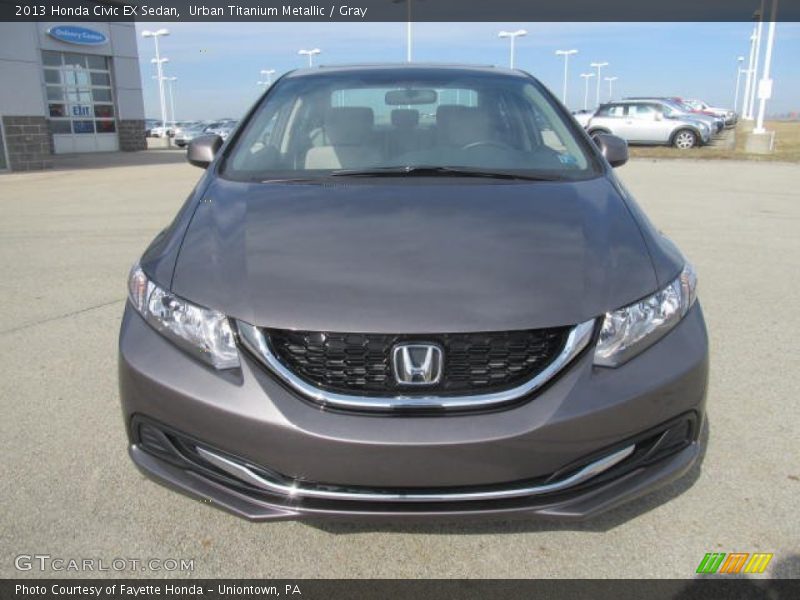 Urban Titanium Metallic / Gray 2013 Honda Civic EX Sedan