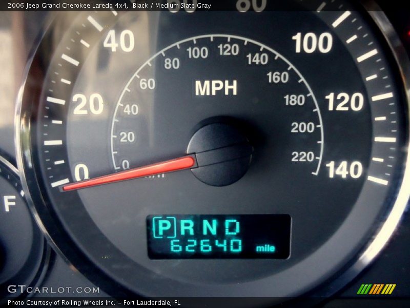 Black / Medium Slate Gray 2006 Jeep Grand Cherokee Laredo 4x4
