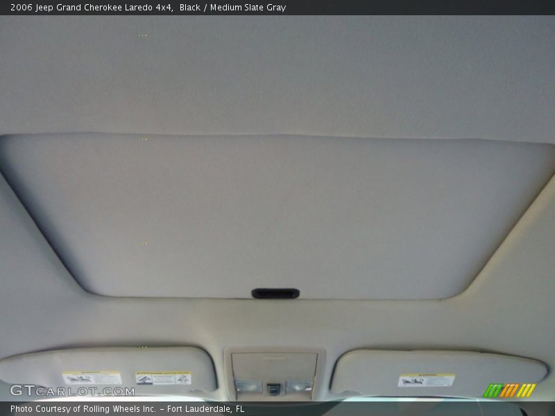 Black / Medium Slate Gray 2006 Jeep Grand Cherokee Laredo 4x4