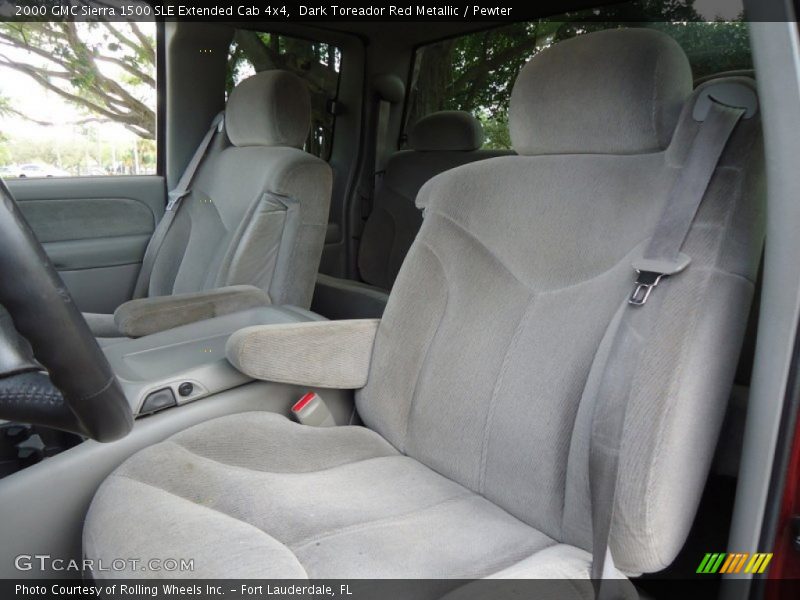 Front Seat of 2000 Sierra 1500 SLE Extended Cab 4x4
