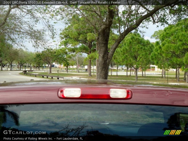 Dark Toreador Red Metallic / Pewter 2000 GMC Sierra 1500 SLE Extended Cab 4x4