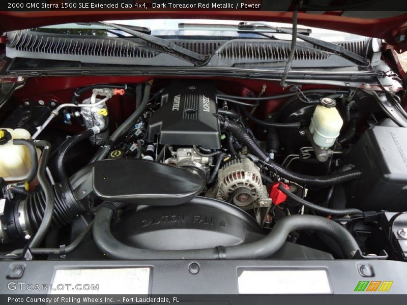  2000 Sierra 1500 SLE Extended Cab 4x4 Engine - 5.3 Liter OHV 16-Valve Vortec V8