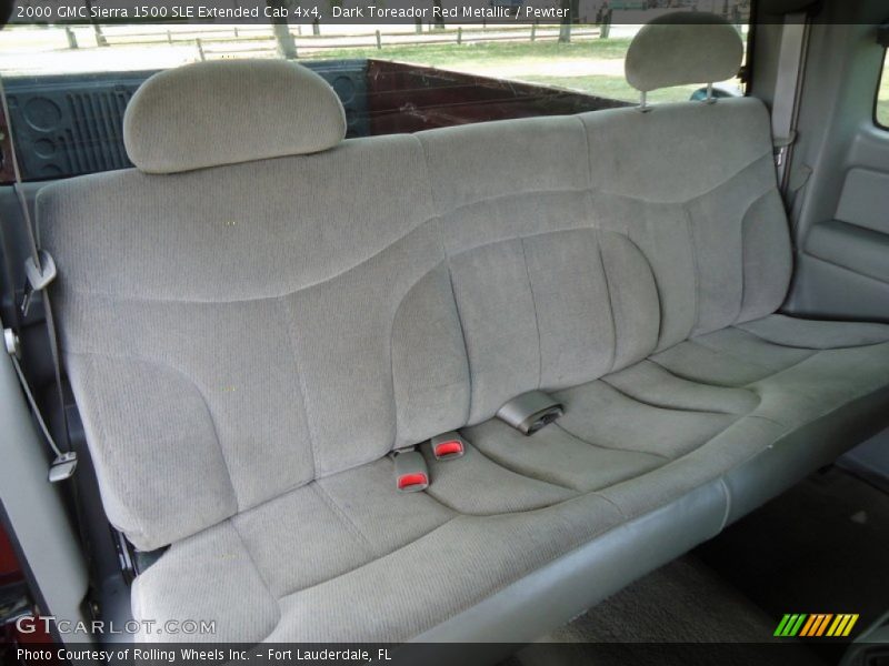 Rear Seat of 2000 Sierra 1500 SLE Extended Cab 4x4