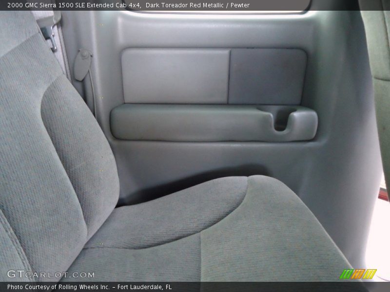 Dark Toreador Red Metallic / Pewter 2000 GMC Sierra 1500 SLE Extended Cab 4x4