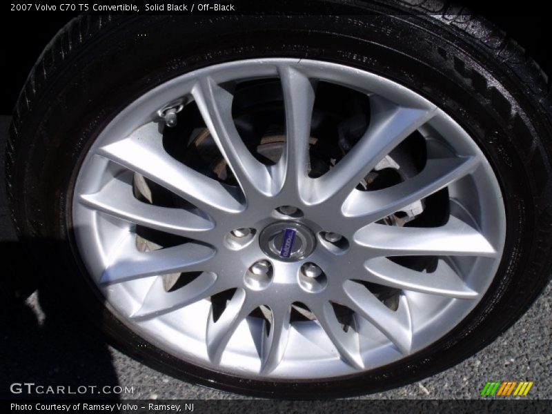 Solid Black / Off-Black 2007 Volvo C70 T5 Convertible