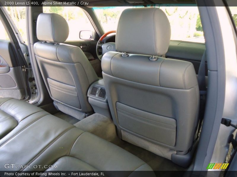 Alpine Silver Metallic / Gray 2000 Lexus LS 400
