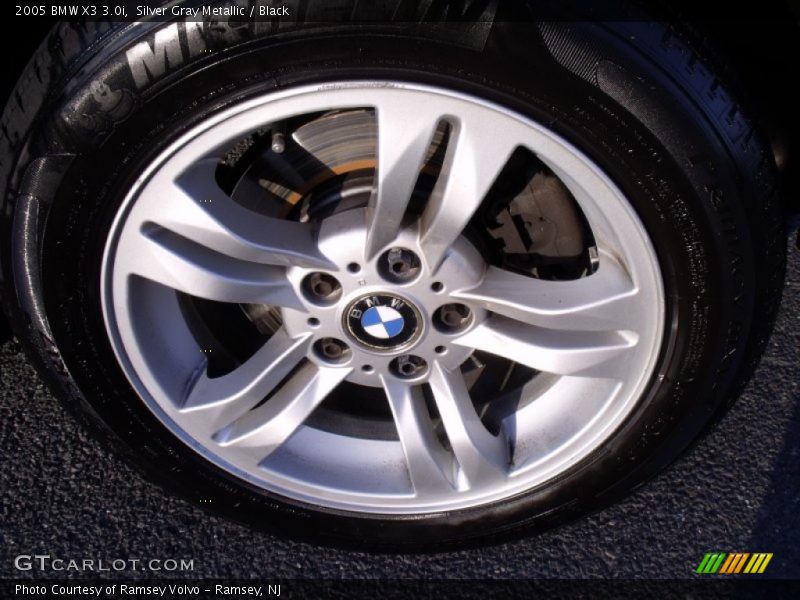 Silver Gray Metallic / Black 2005 BMW X3 3.0i
