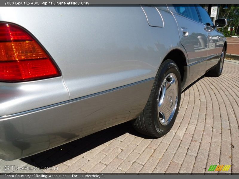 Alpine Silver Metallic / Gray 2000 Lexus LS 400