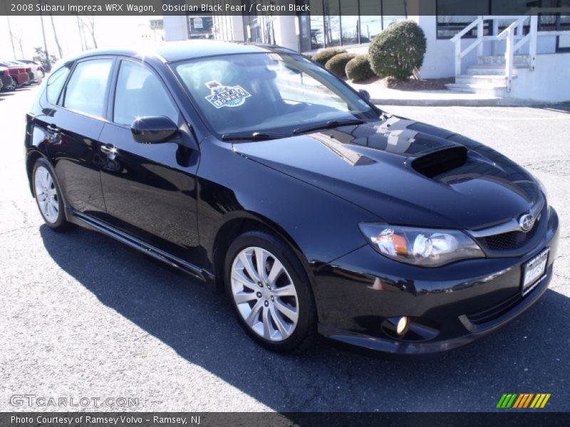 Obsidian Black Pearl / Carbon Black 2008 Subaru Impreza WRX Wagon
