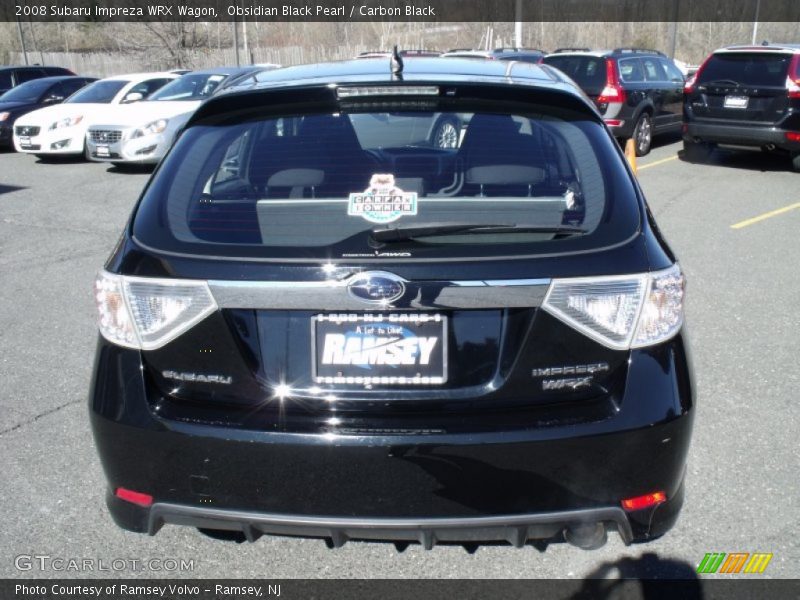 Obsidian Black Pearl / Carbon Black 2008 Subaru Impreza WRX Wagon