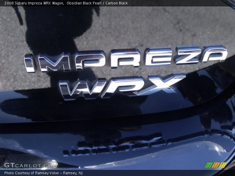 Obsidian Black Pearl / Carbon Black 2008 Subaru Impreza WRX Wagon