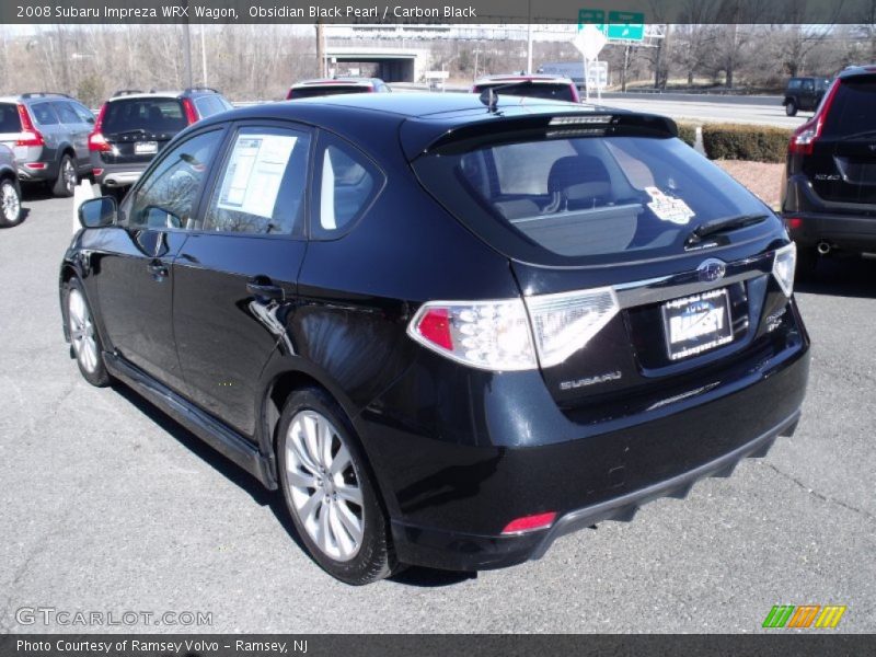 Obsidian Black Pearl / Carbon Black 2008 Subaru Impreza WRX Wagon