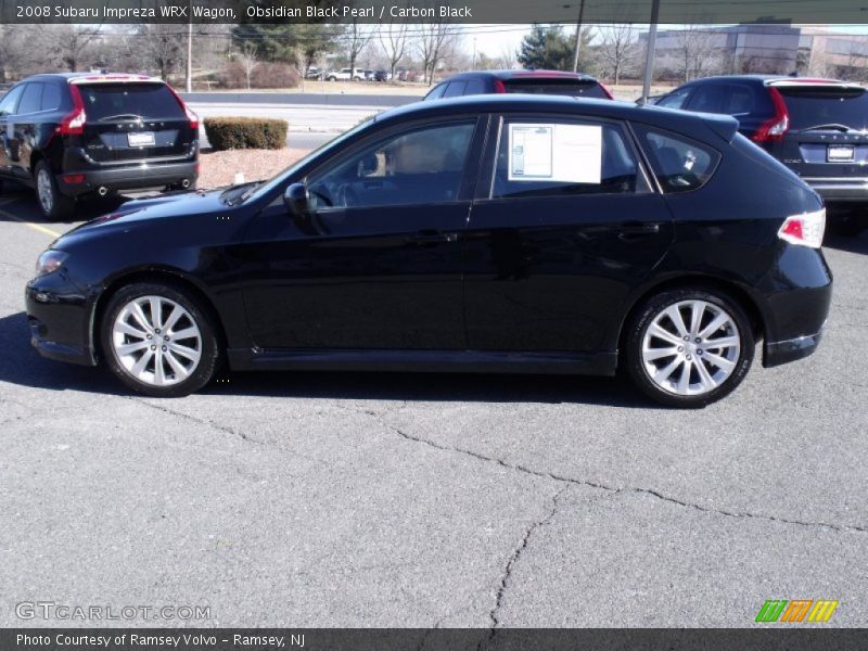 Obsidian Black Pearl / Carbon Black 2008 Subaru Impreza WRX Wagon
