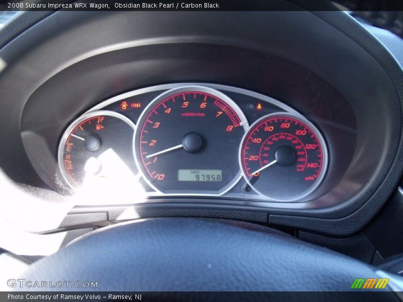 Obsidian Black Pearl / Carbon Black 2008 Subaru Impreza WRX Wagon