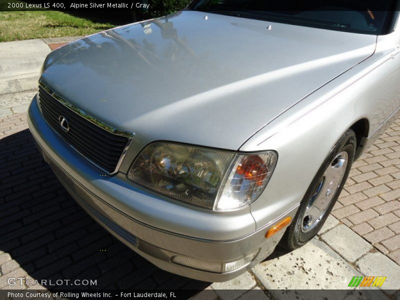 Alpine Silver Metallic / Gray 2000 Lexus LS 400
