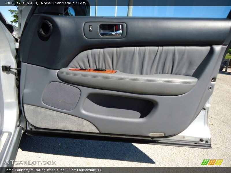 Alpine Silver Metallic / Gray 2000 Lexus LS 400