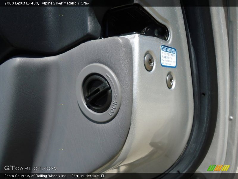 Alpine Silver Metallic / Gray 2000 Lexus LS 400