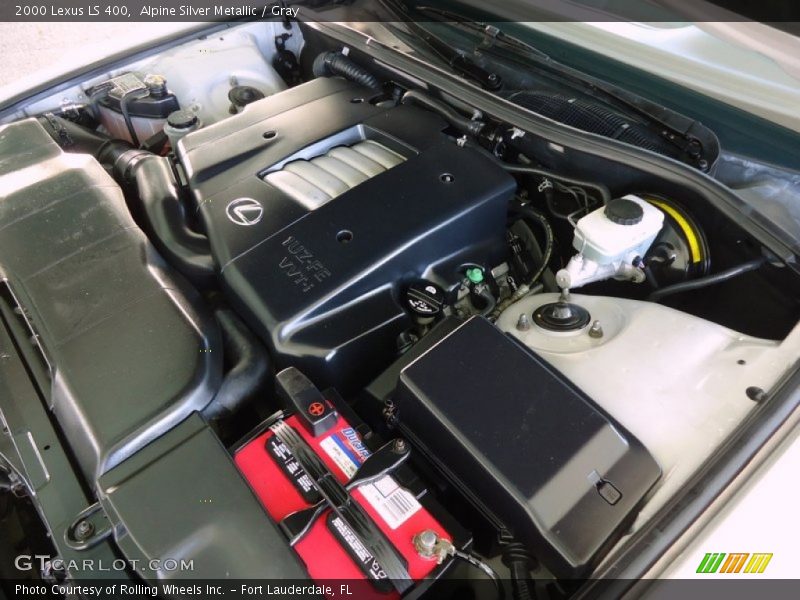 Alpine Silver Metallic / Gray 2000 Lexus LS 400