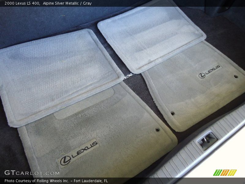 Alpine Silver Metallic / Gray 2000 Lexus LS 400