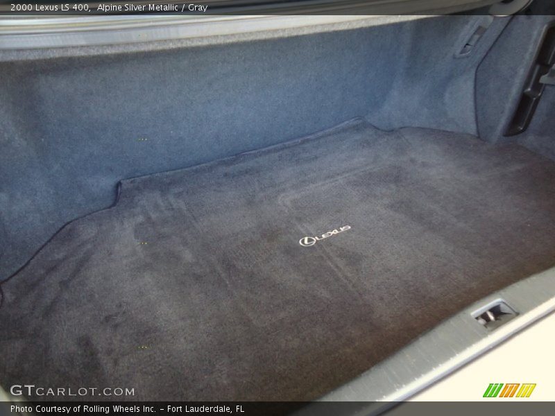 Alpine Silver Metallic / Gray 2000 Lexus LS 400
