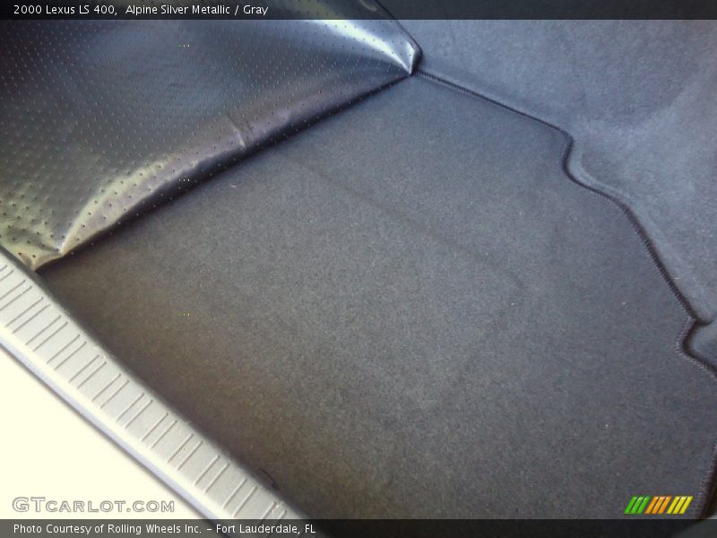 Alpine Silver Metallic / Gray 2000 Lexus LS 400
