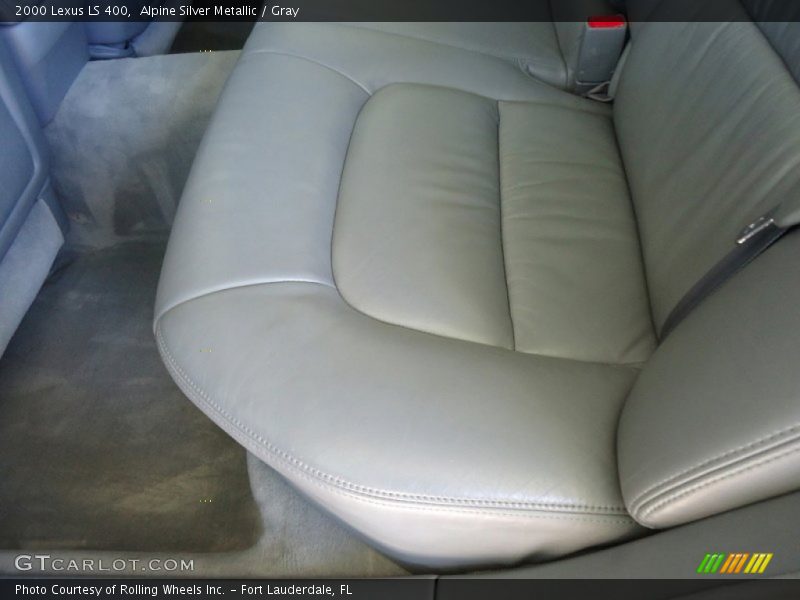 Alpine Silver Metallic / Gray 2000 Lexus LS 400